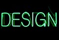 Design Neon Sign Royalty Free Stock Photo