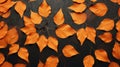 design orange seasonal abstract symmetrical