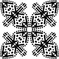 Design pattern white vector black geometric zebra decorative carpet culture