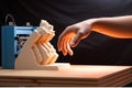 Design plastic hand three-dimensional tool technology printing machine printer model concept 3d engineering