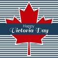 Design of the poster for the Happy Victoria Day.