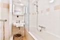 Pretty bathroom interior Royalty Free Stock Photo