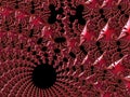 Dark red, vortex, fractals, spiral, detailed, backdrops, wallpaper, background, generative ai Royalty Free Stock Photo