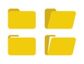 Icon folder for app, aplication, software and button website