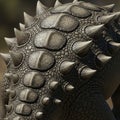 This design resembles the back of an ankylosaur known for its heavy Royalty Free Stock Photo