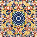 Design resembles traditional Islamic or Moorish art, often found Royalty Free Stock Photo