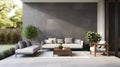 design room gray outdoor background