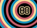 80s decade symbol Royalty Free Stock Photo