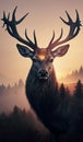 deer art Royalty Free Stock Photo