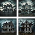 haunted houses Royalty Free Stock Photo