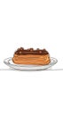 delicious eclaire Royalty Free Stock Photo