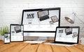 we design screen multidevices Royalty Free Stock Photo
