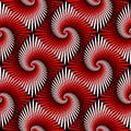 Design seamless colorful whirl rotation pattern