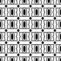 design seamless decorative grid pattern. abstract monochrome grating background