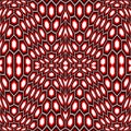 Design seamless distorted hexagon pattern