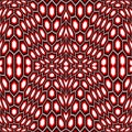 Design seamless distorted hexagon pattern