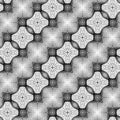 Design seamless monochrome decorative pattern