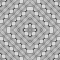 Design seamless monochrome diamond pattern Royalty Free Stock Photo