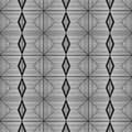 Design seamless monochrome diamond pattern Royalty Free Stock Photo