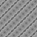 Design seamless monochrome diamond pattern Royalty Free Stock Photo