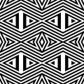 Design seamless monochrome diamond pattern Royalty Free Stock Photo