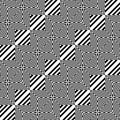 Design seamless monochrome diamond pattern Royalty Free Stock Photo