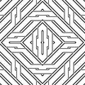 Design seamless monochrome diamond pattern Royalty Free Stock Photo