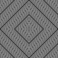 Design seamless monochrome diamond pattern Royalty Free Stock Photo