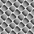 Design seamless monochrome diamond pattern Royalty Free Stock Photo