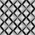 Design seamless monochrome diamond pattern Royalty Free Stock Photo