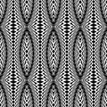 Design seamless monochrome ellipse pattern Royalty Free Stock Photo