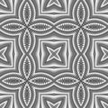 Design seamless monochrome flower pattern Royalty Free Stock Photo