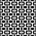 design seamless monochrome geometric pattern. abstract background. art Royalty Free Stock Photo