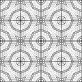 Design seamless monochrome geometric pattern