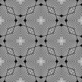 Design seamless monochrome grid background. Royalty Free Stock Photo