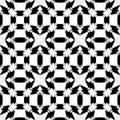 Design seamless monochrome grid pattern