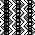 Design seamless monochrome grid pattern Royalty Free Stock Photo