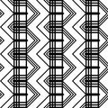 Design seamless monochrome grid pattern Royalty Free Stock Photo
