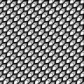 Design seamless monochrome hexagon pattern