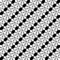 Design seamless monochrome lace pattern Royalty Free Stock Photo