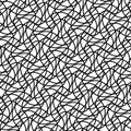 Design seamless monochrome lines pattern