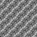 Design seamless monochrome lines pattern