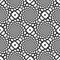 Design seamless monochrome snakeskin pattern