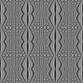 Design seamless monochrome stripy pattern