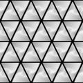 Design seamless monochrome triangle pattern