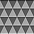 Design seamless monochrome triangle pattern