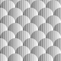 Design seamless monochrome volumetric pattern