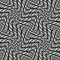 Design seamless monochrome warped pattern