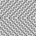 Design seamless monochrome zigzag pattern Royalty Free Stock Photo