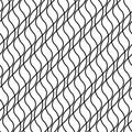 Design seamless monochrome zigzag pattern Royalty Free Stock Photo